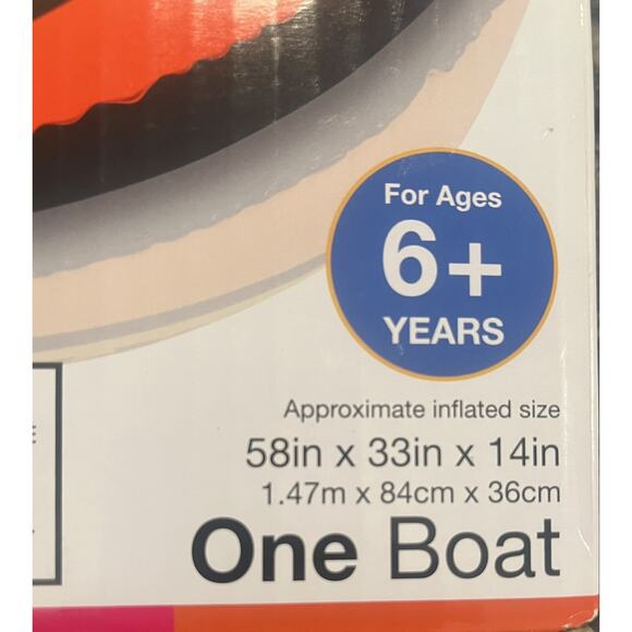 Intex Explorer 100 Raft 1 Person Lake Inflatable Row Boat Float Pool Beach -NEW! - Picture 5 of 5